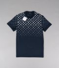 Navy Gradient Cotton T-Shirt