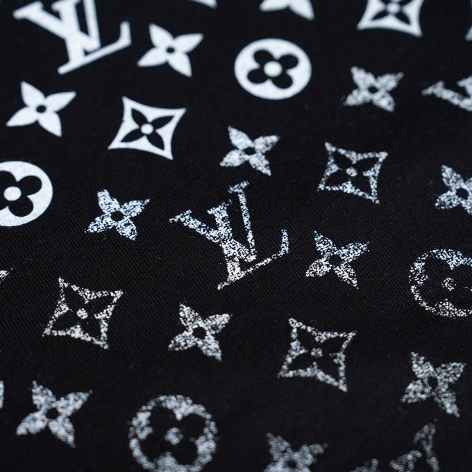 Black Gradient Cotton T-Shirt