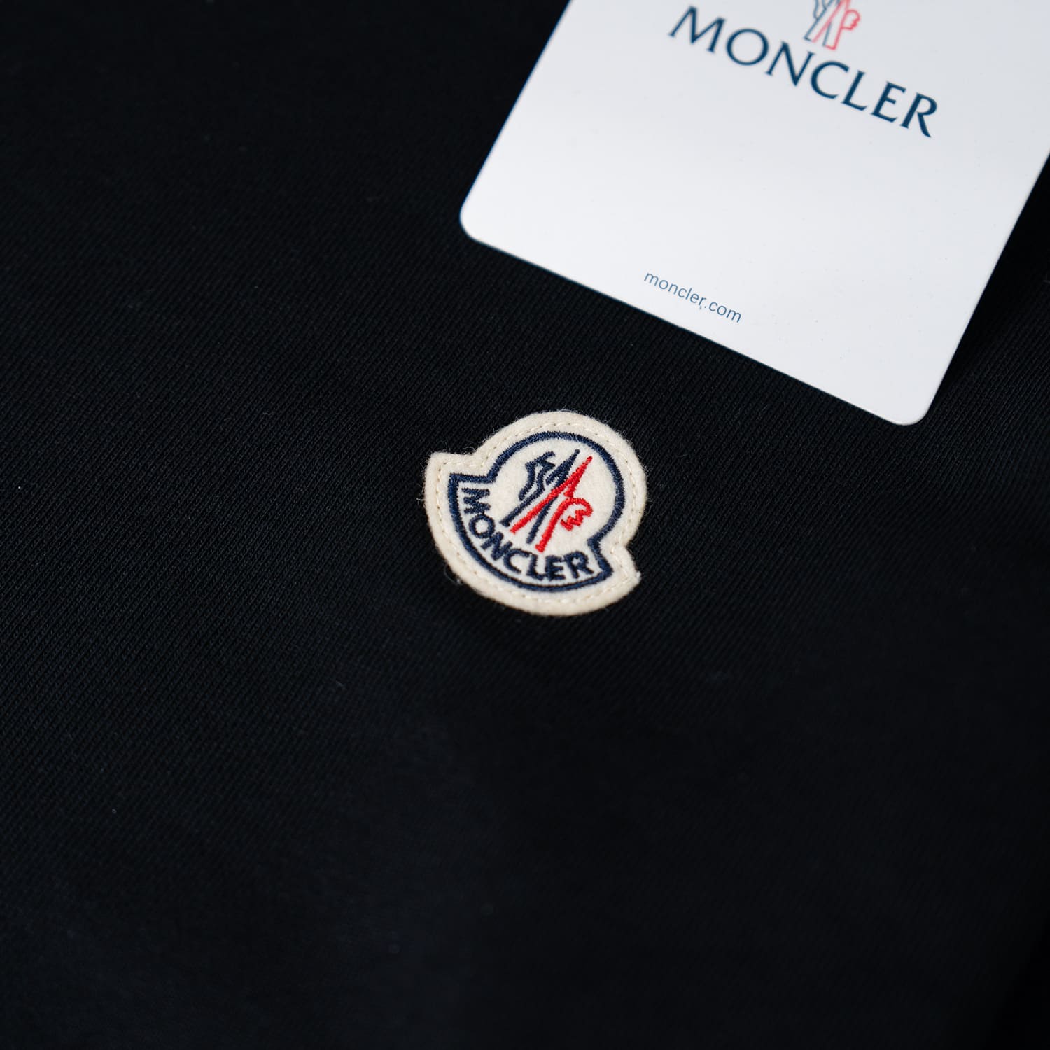 Black Logo Patch Crew Neck Sweatshirt - Image 2