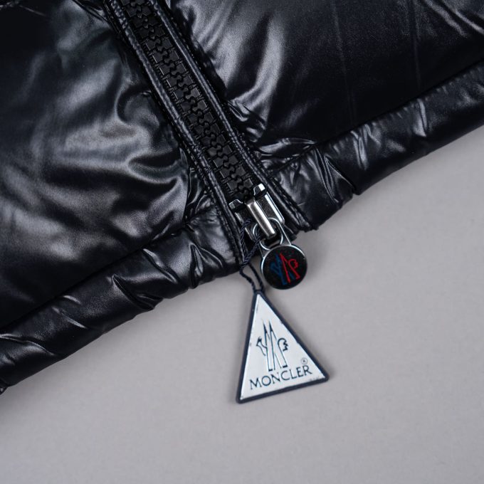 Black Down-filled Short Down Jacket