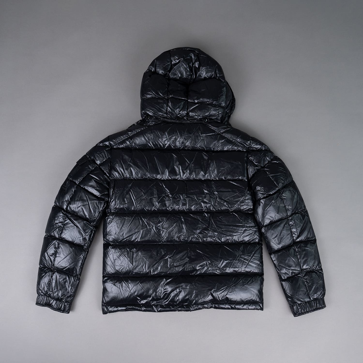Black Down-filled Short Down Jacket - Image 5