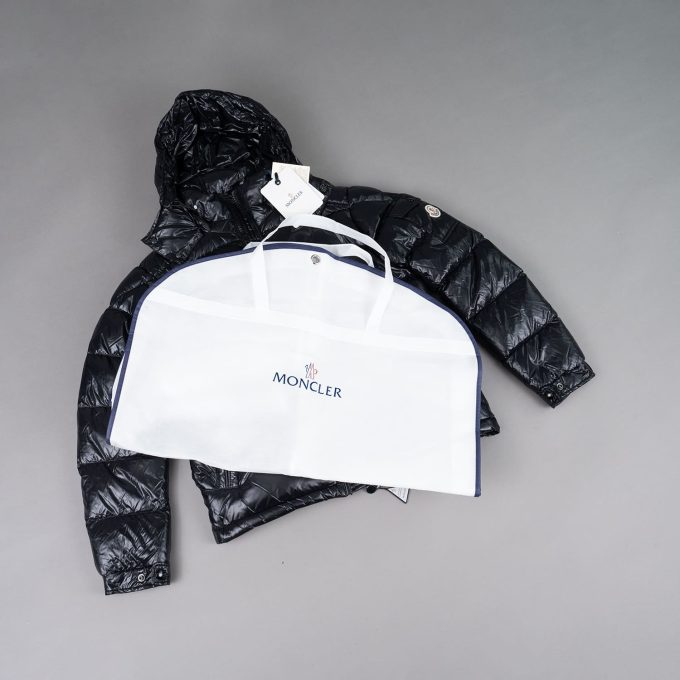 Black Down-filled Short Down Jacket
