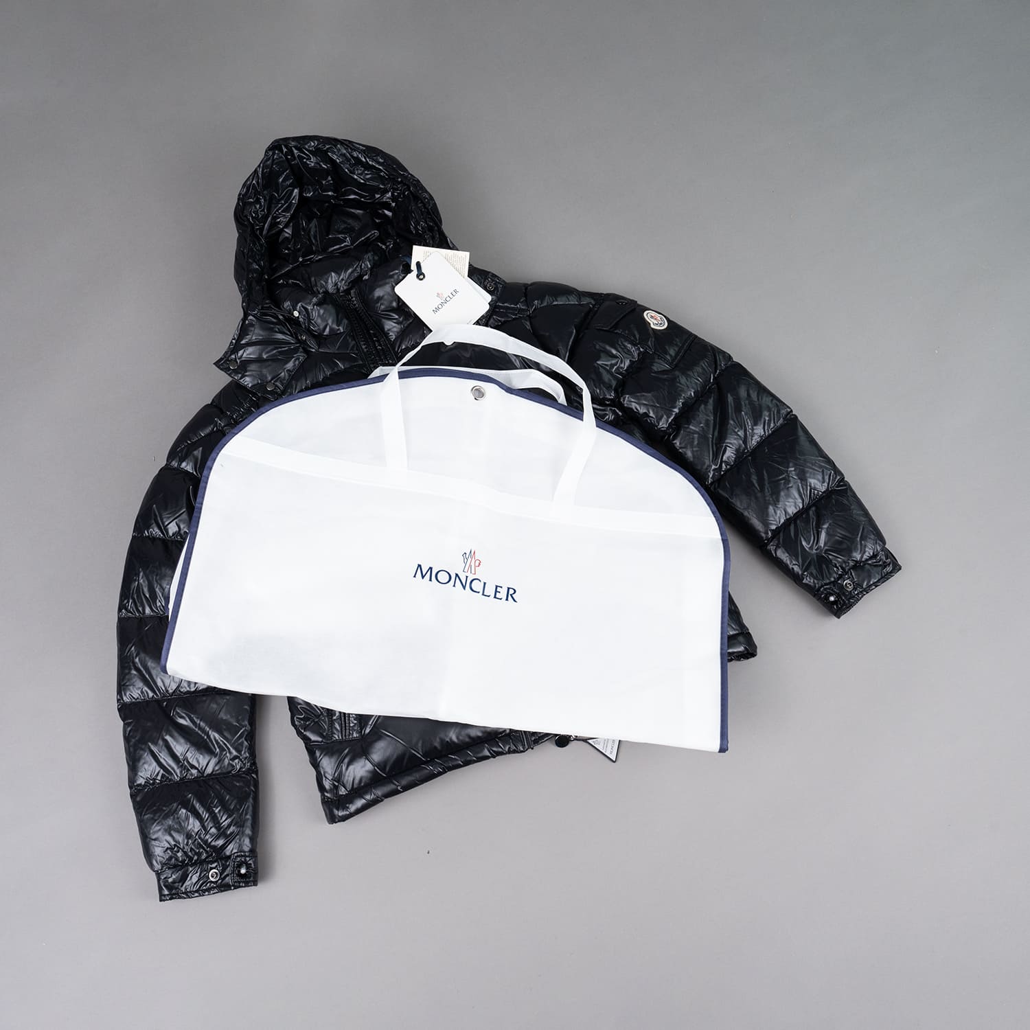 Black Down-filled Short Down Jacket - Image 6