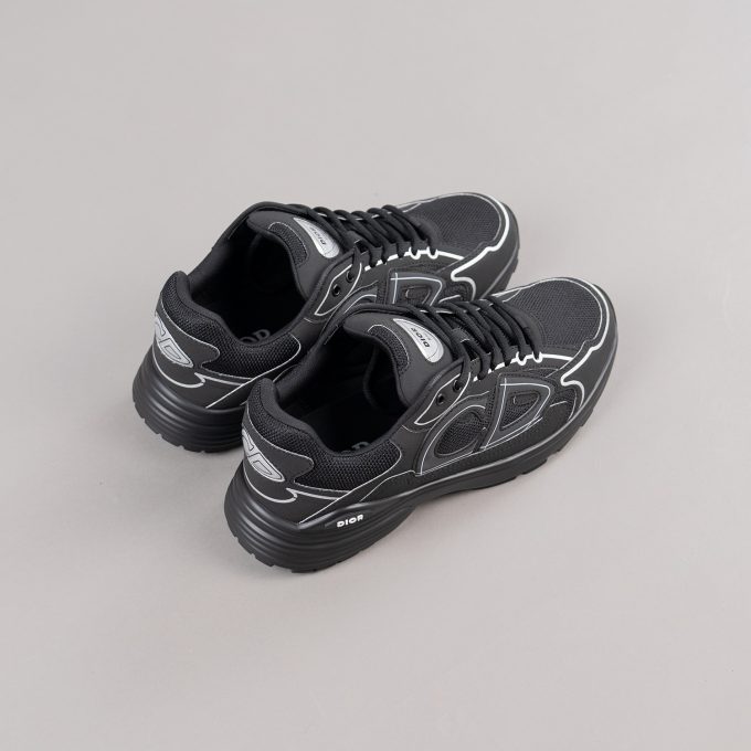 Black Technical Mesh Trainer