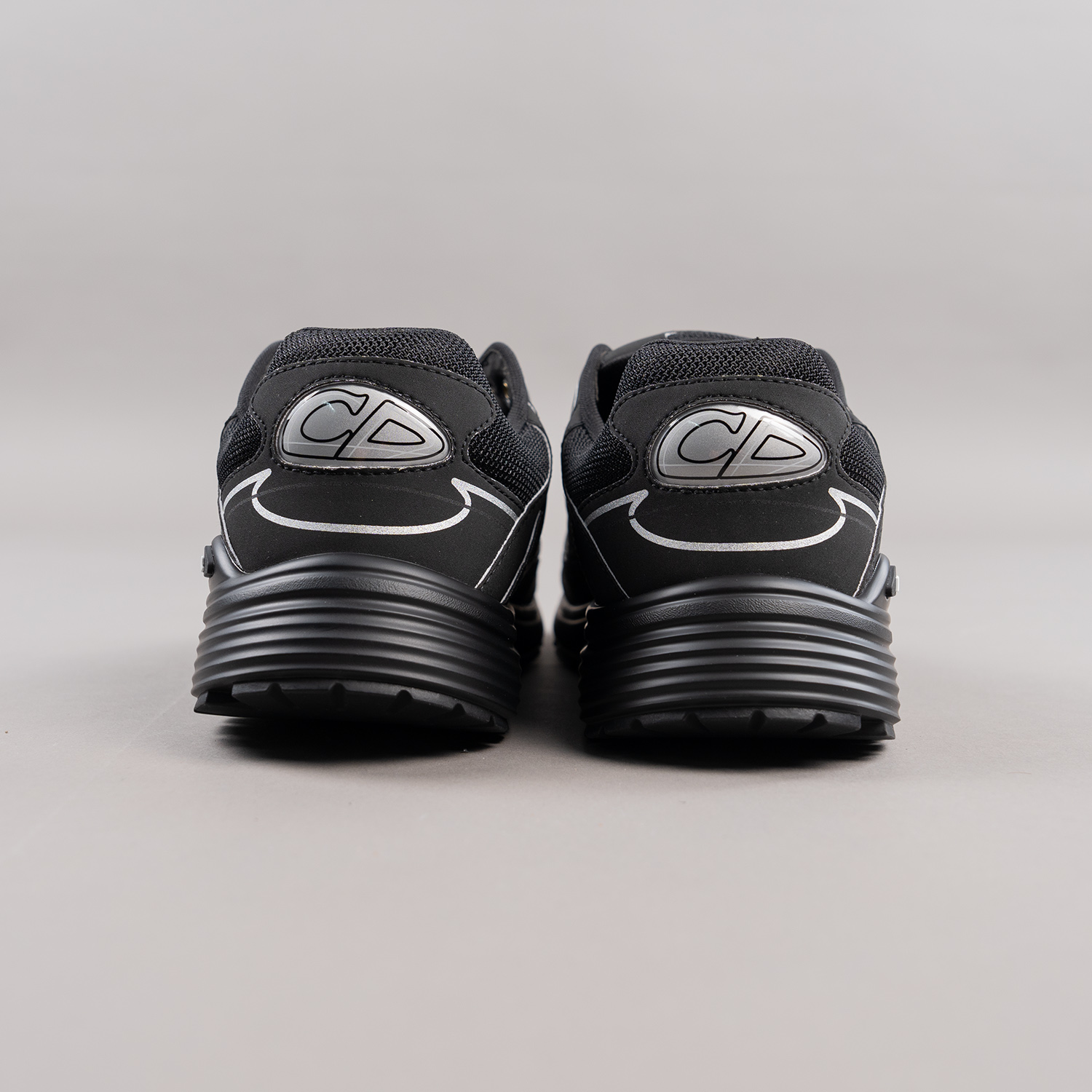 Black Technical Mesh Trainer - Image 3