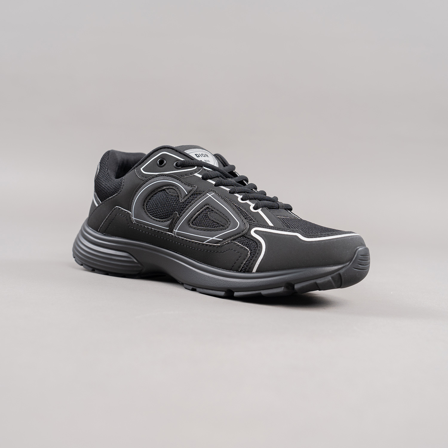 Black Technical Mesh Trainer - Image 4