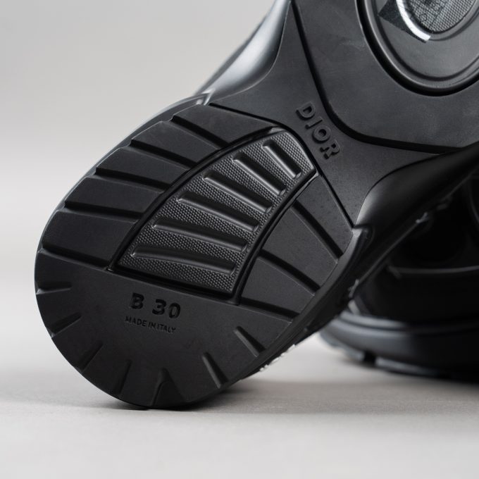 Black Technical Mesh Trainer