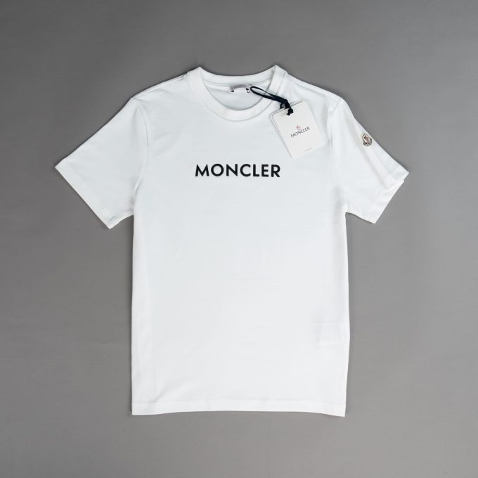 White Rubberised Logo T-shirt