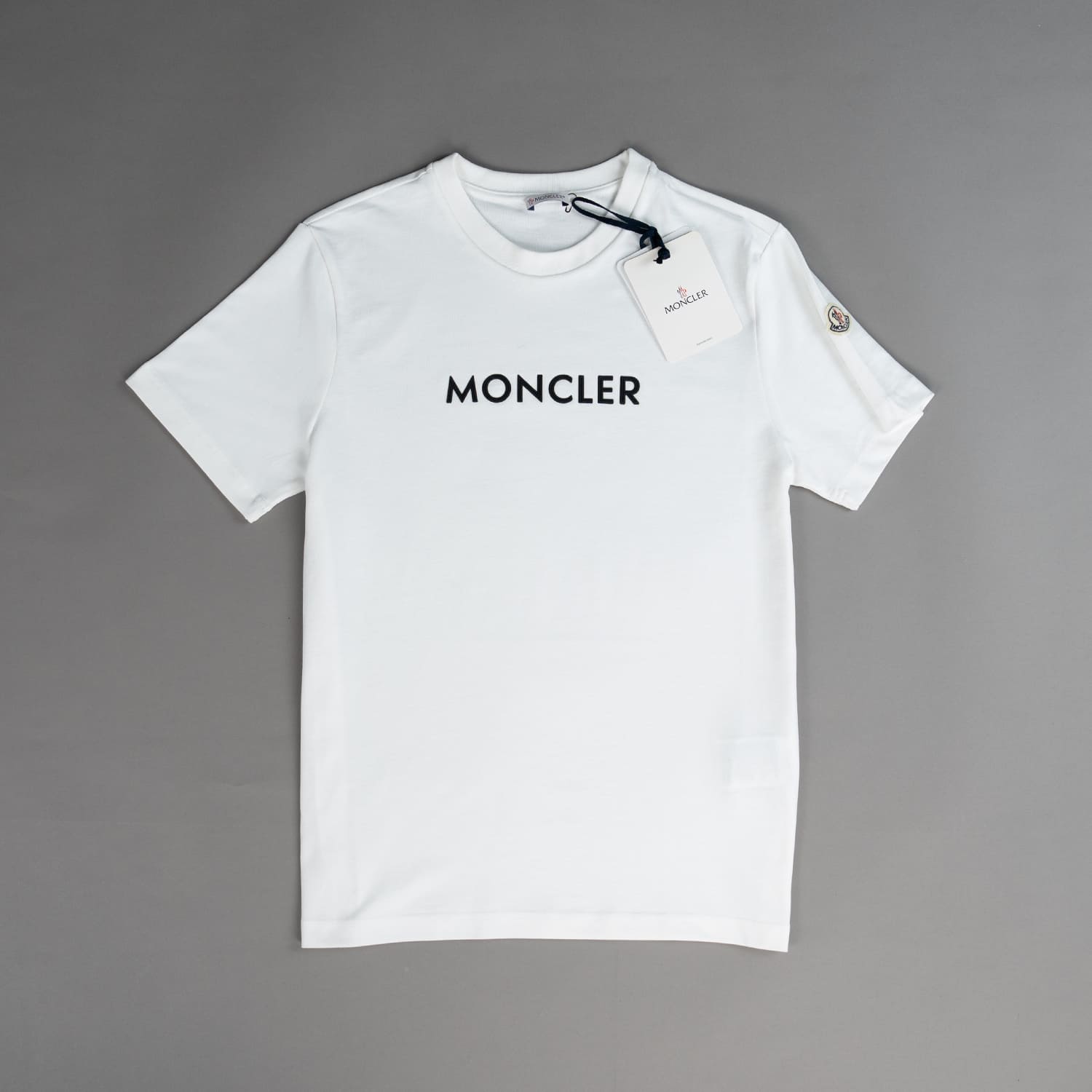 White Rubberised Logo T-shirt