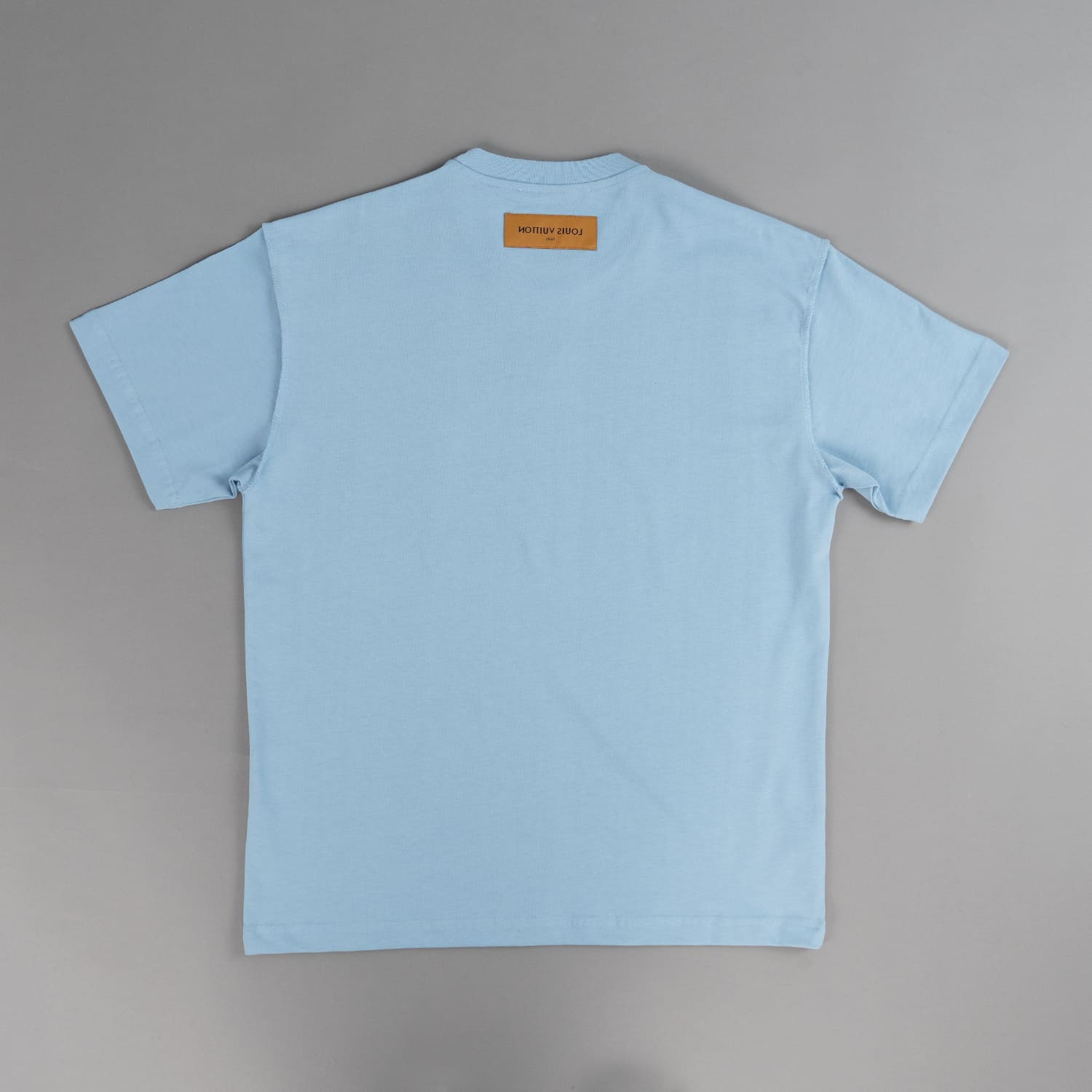 Light Blue Embossed T-Shirt - Image 5