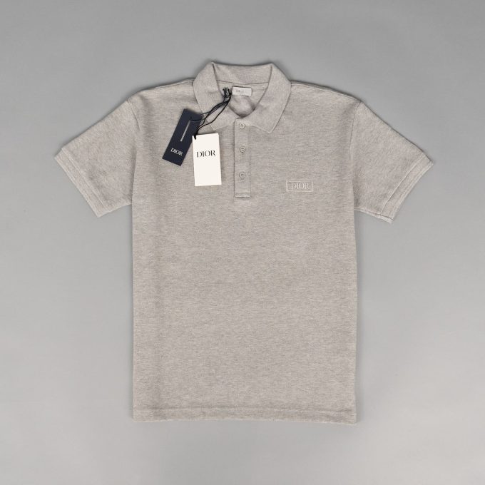 Grey Icons Polo Shirt