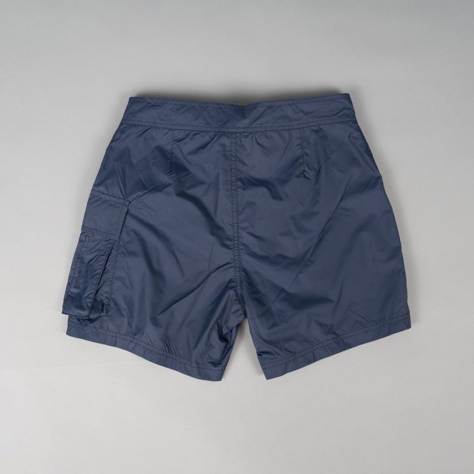 Navy Blue Technical Fabric Swim Shorts