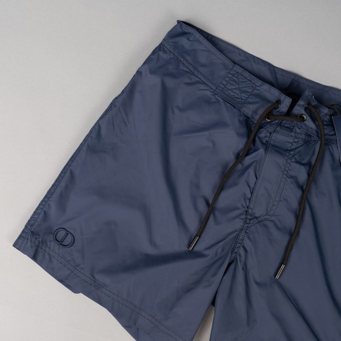 Navy Blue Technical Fabric Swim Shorts
