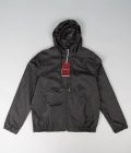 Black Nylon Windbreaker