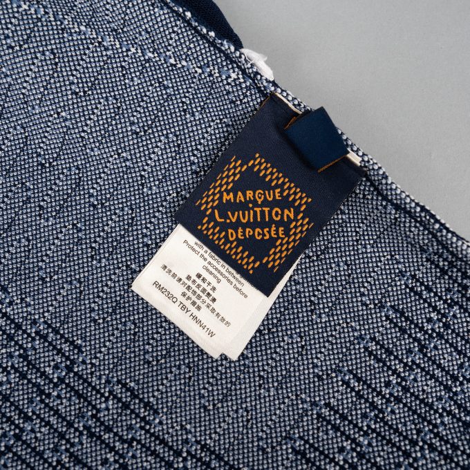 Blue Short-Sleeved Cotton Jersey Shirt