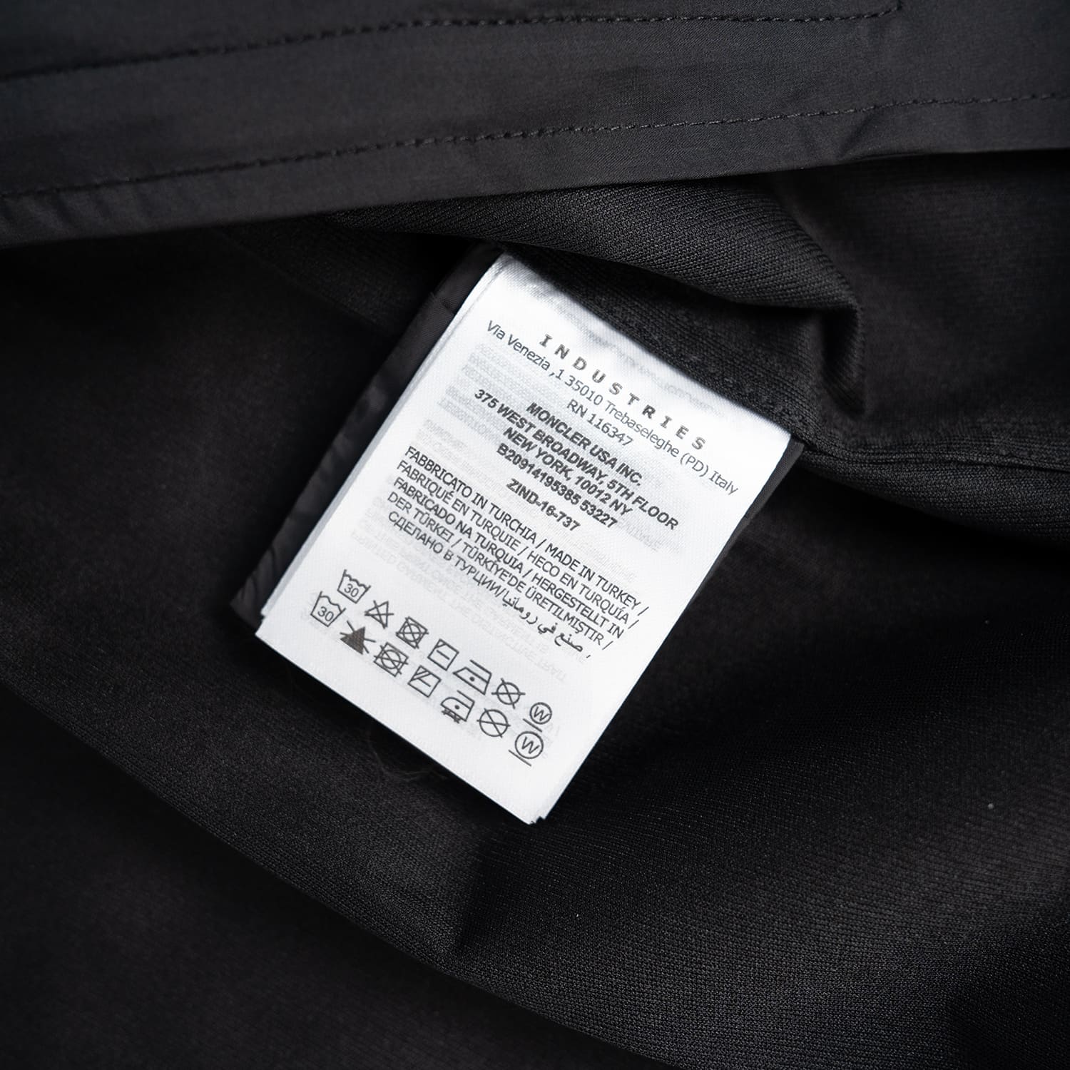 Black Logo Zip Overshirt - Image 4