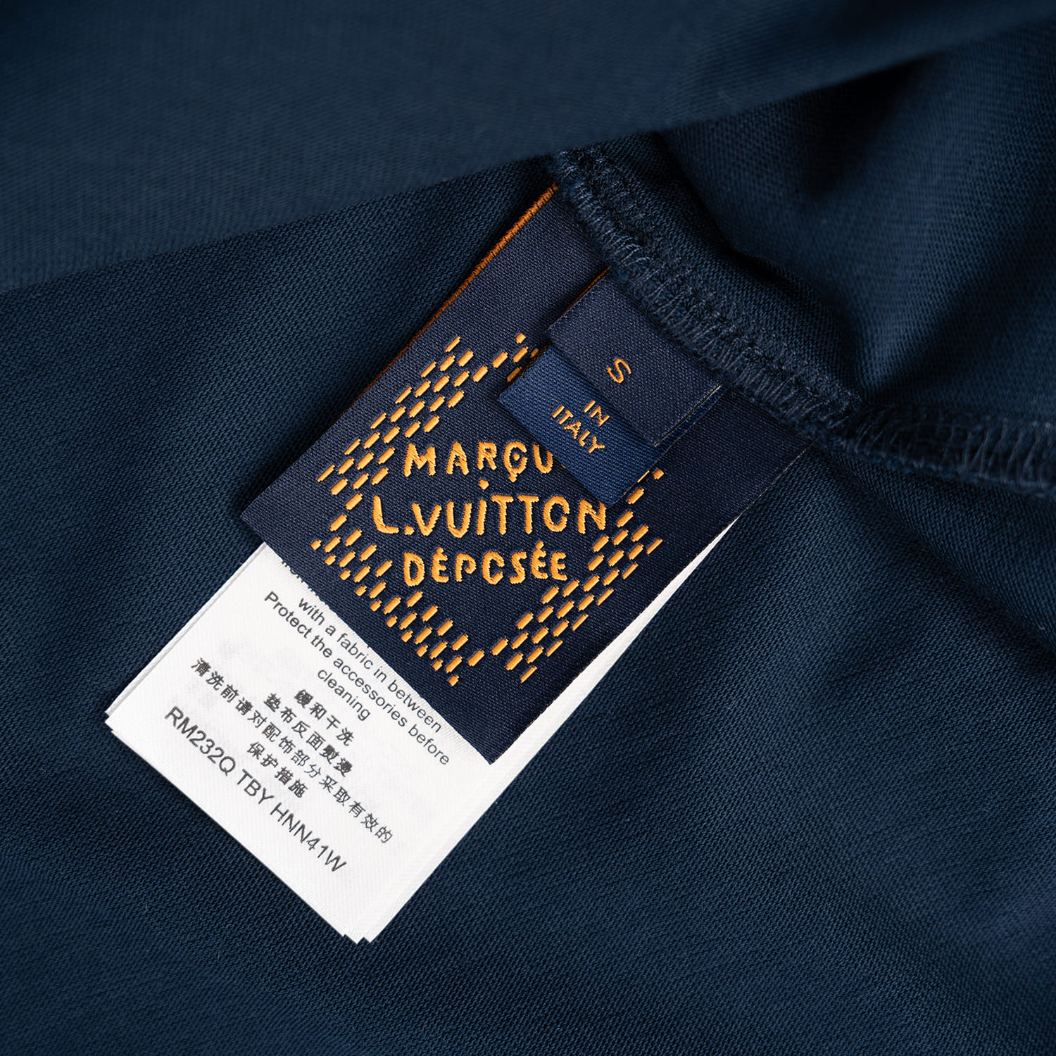 Navy Motif T-shirt - Image 4