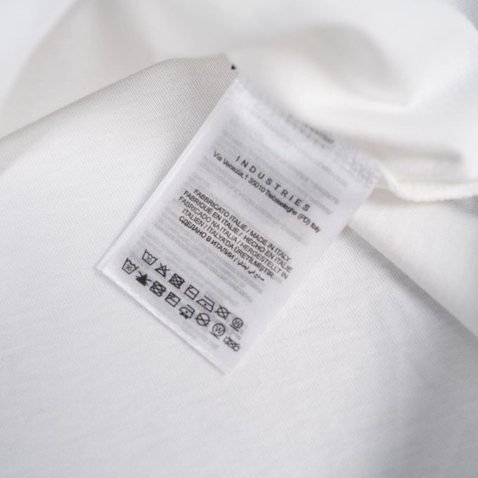 White Shark Logo Cotton T-Shirt