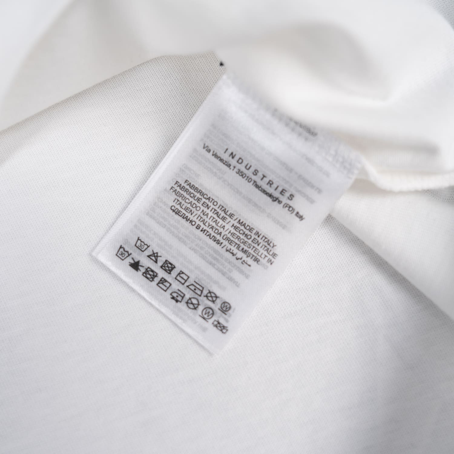 White Shark Logo Cotton T-Shirt - Image 3