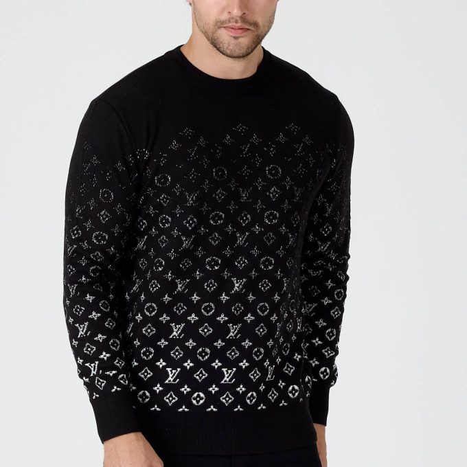 Black Monogram Sweatshirt