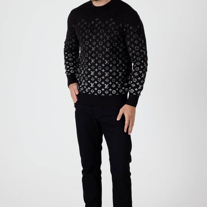 Black Monogram Sweatshirt