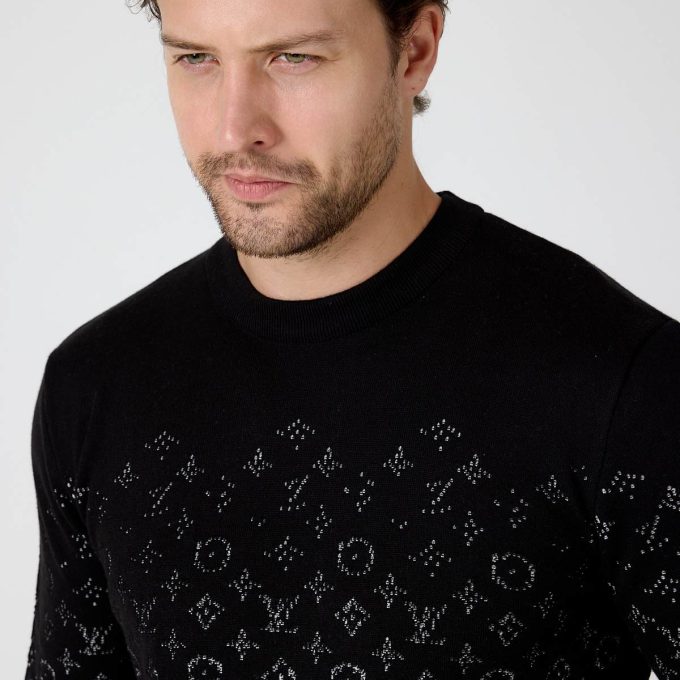 Black Monogram Sweatshirt