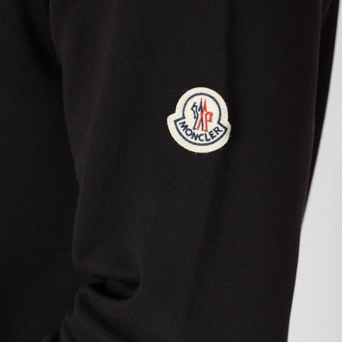 Black Adjustable Cotton Hoodie