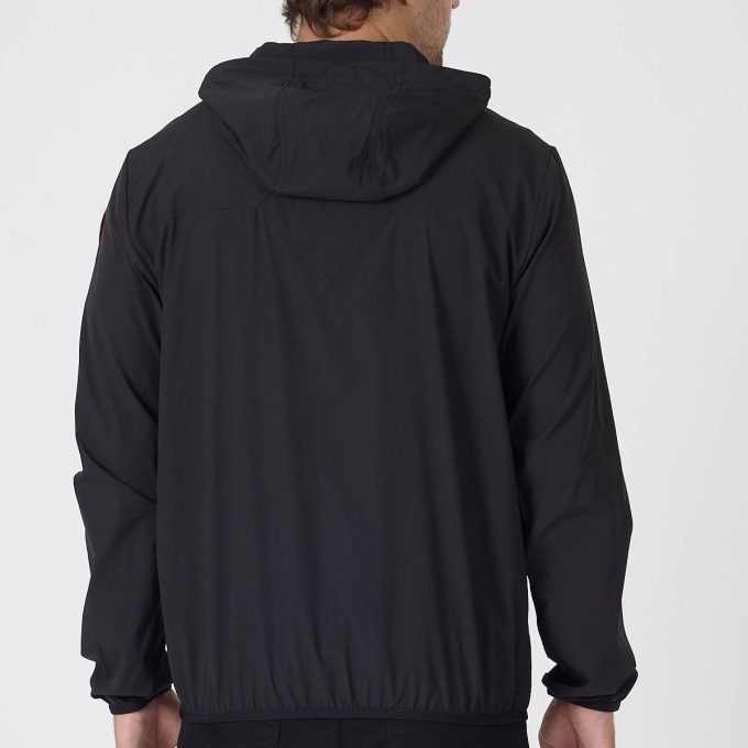 Black Packable lightweight jacket