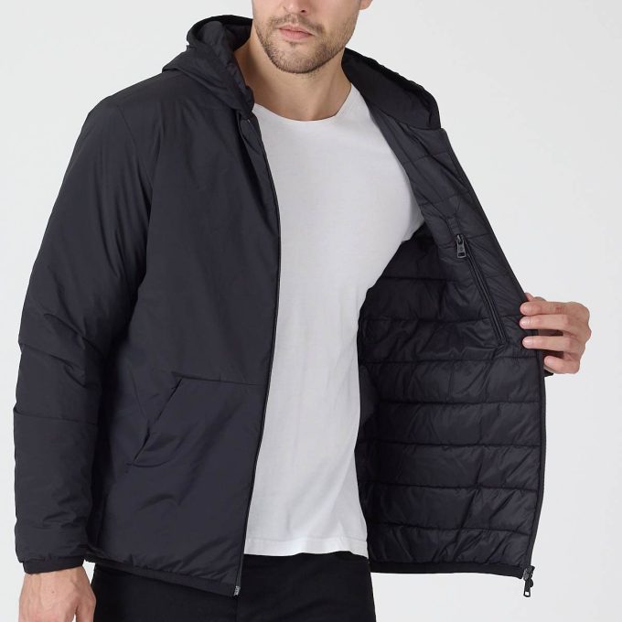 Black Lightweight Down Jacket