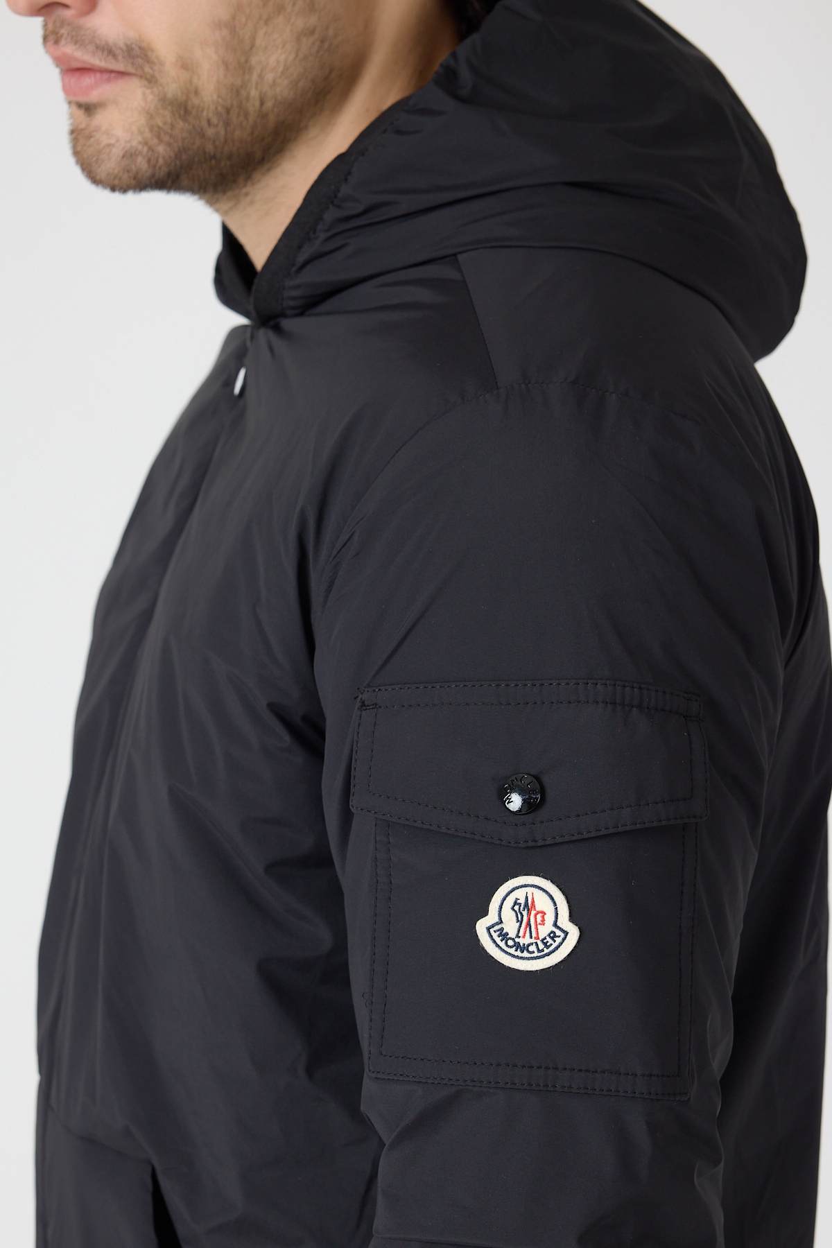Black Lightweight Down Jacket - Image 9