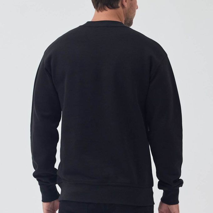 Black Modern Logo print sweatshirt