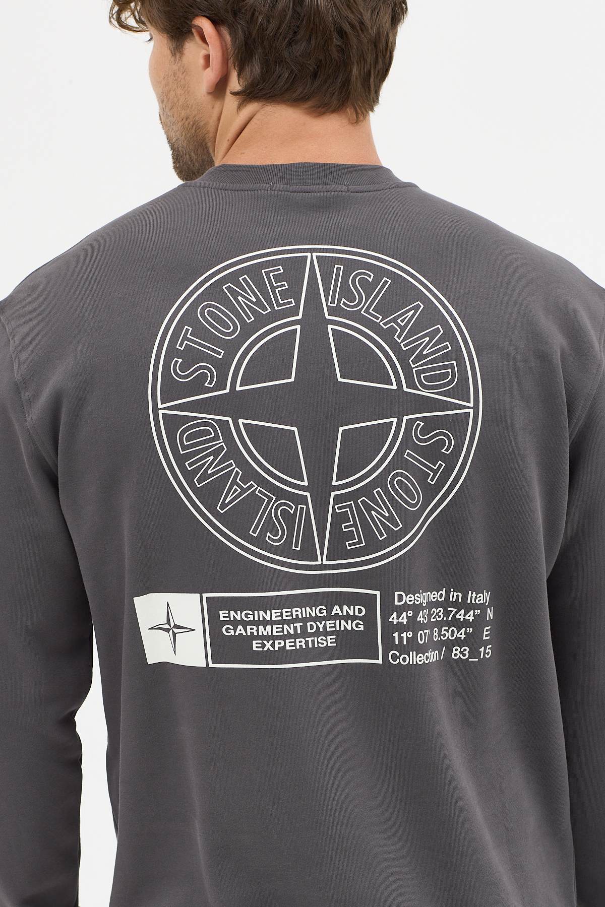 Black cotton fleece sweatshirt - Image 10