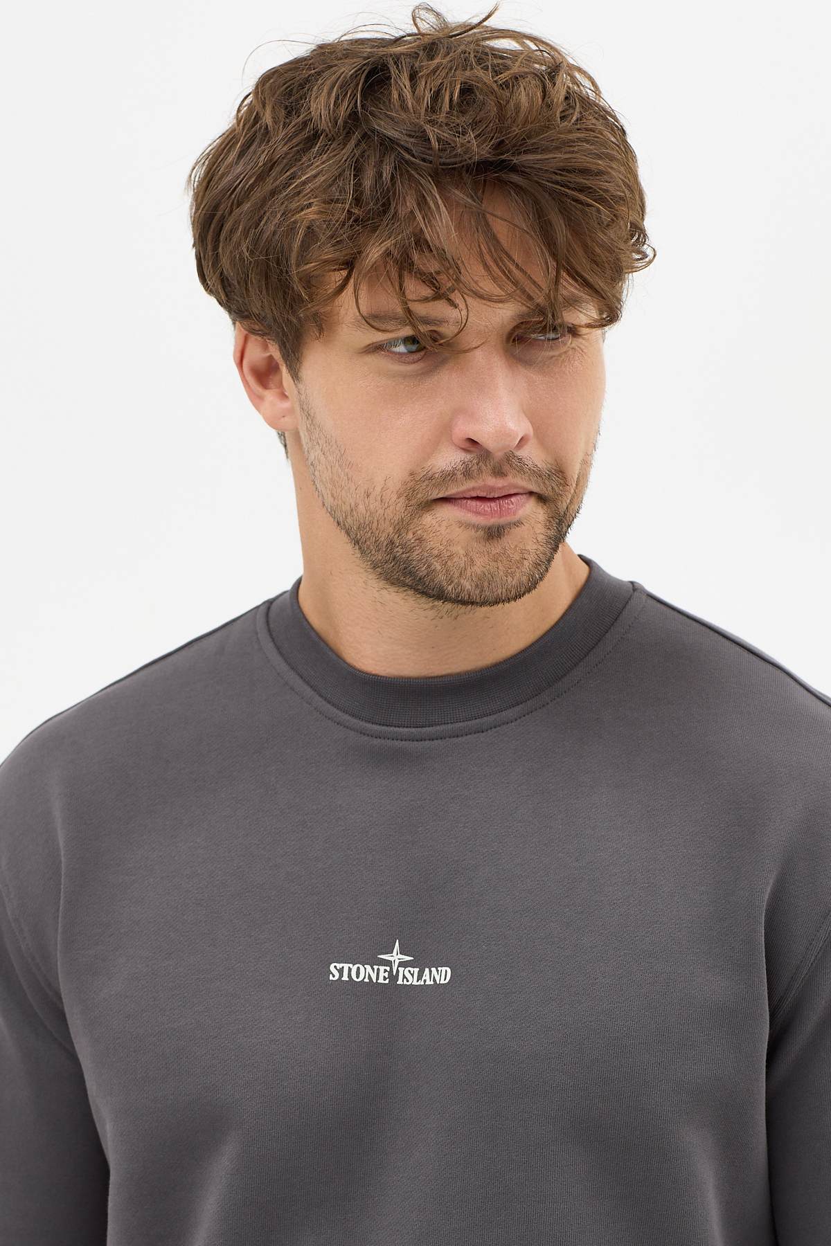 Black cotton fleece sweatshirt - Image 7