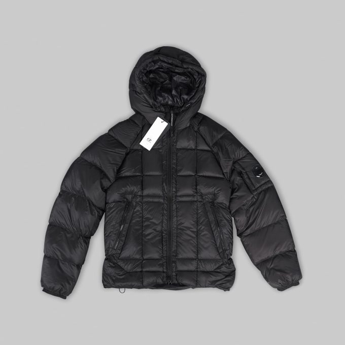 Black Shell Medium Down Jacket