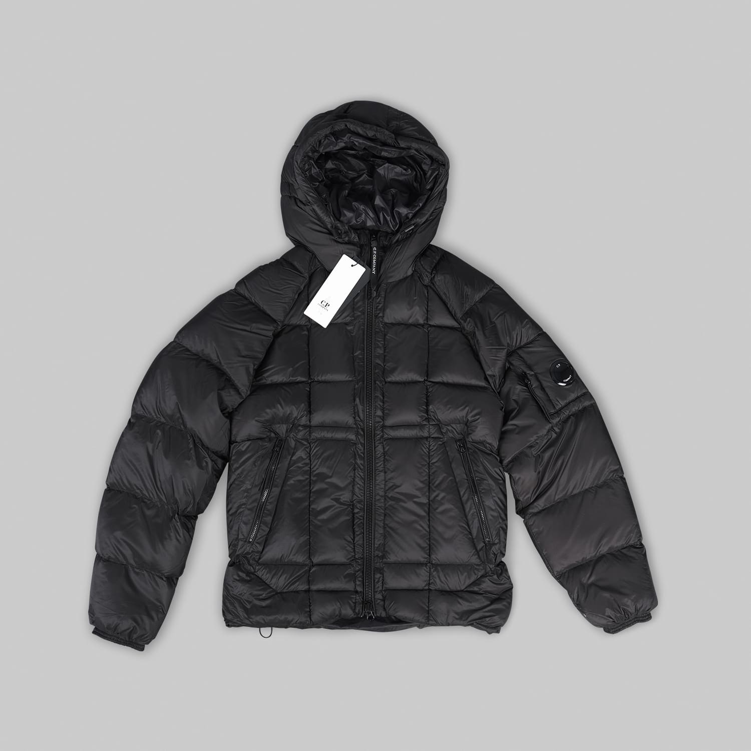 Black Shell Medium Down Jacket