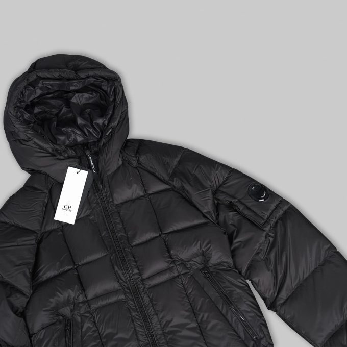 Black Shell Medium Down Jacket