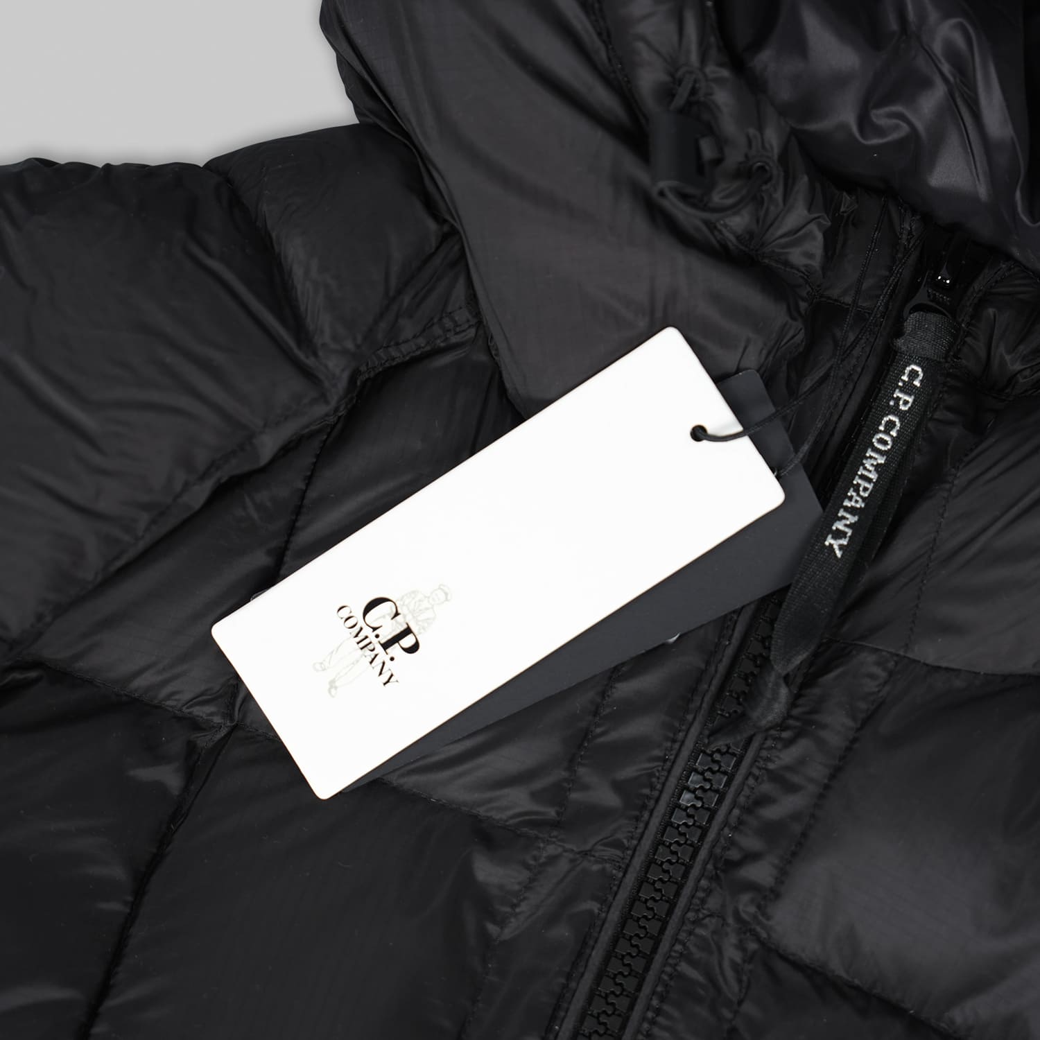 Black Shell Medium Down Jacket - Image 3