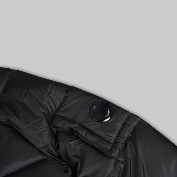 Black Shell Medium Down Jacket