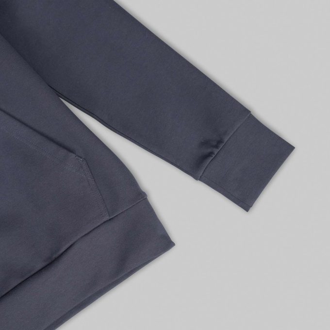 Navy Cotton Half-Zip Sweatshirt