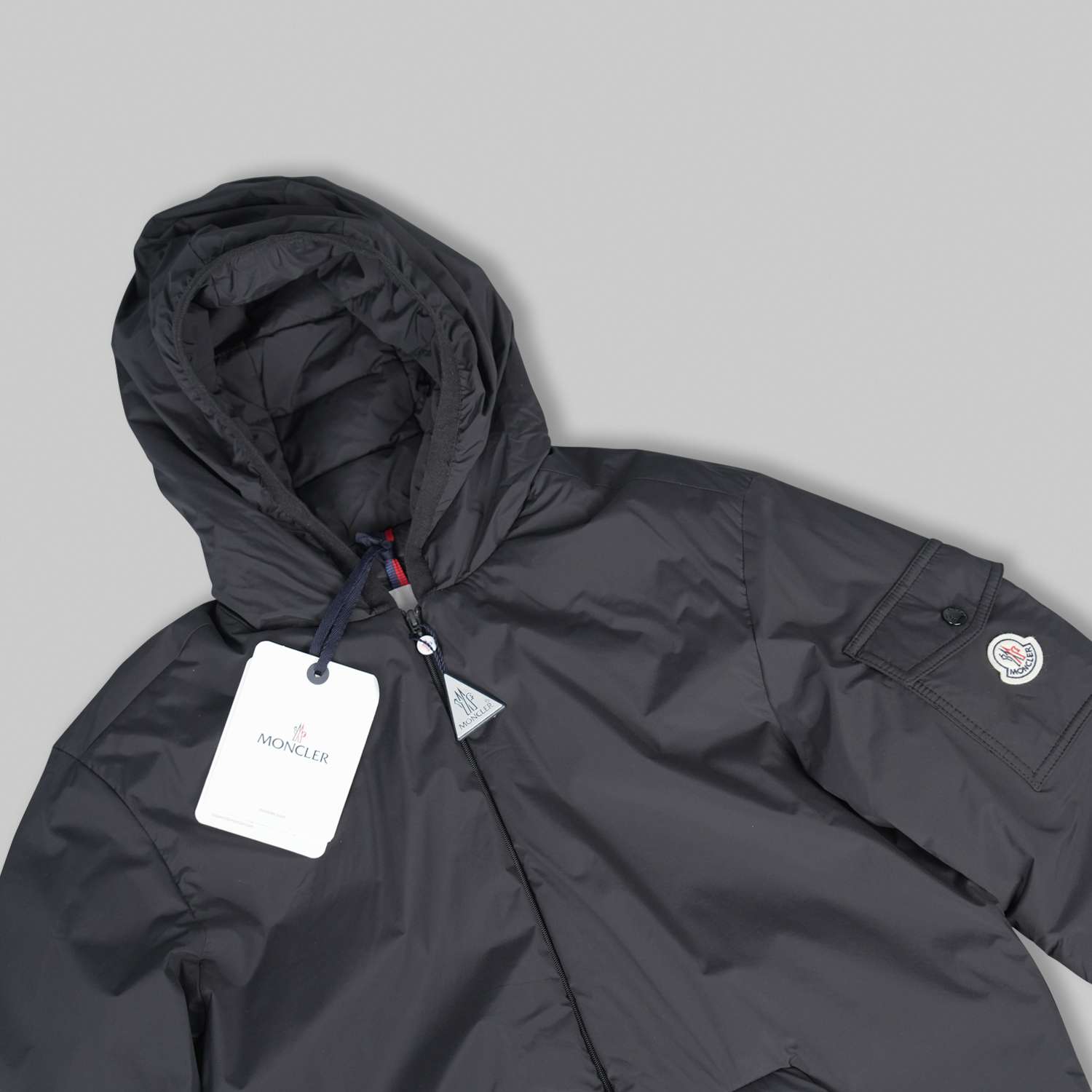 Black Lightweight Down Jacket - Image 4