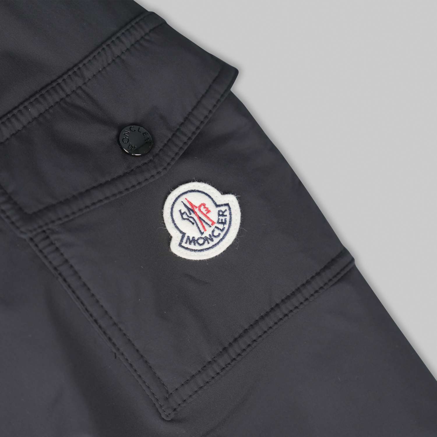 Black Lightweight Down Jacket - Image 3