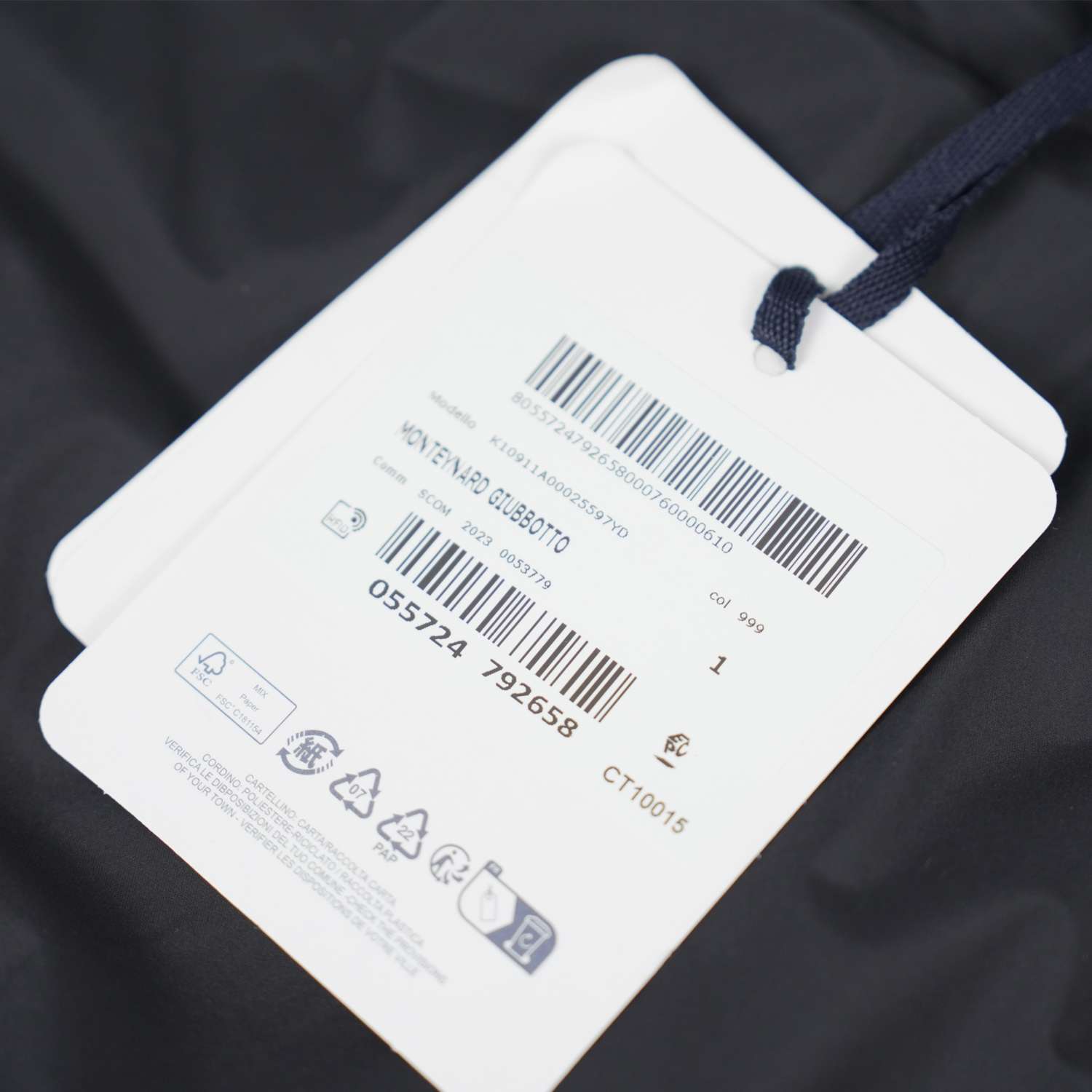 Black Lightweight Down Jacket - Image 5