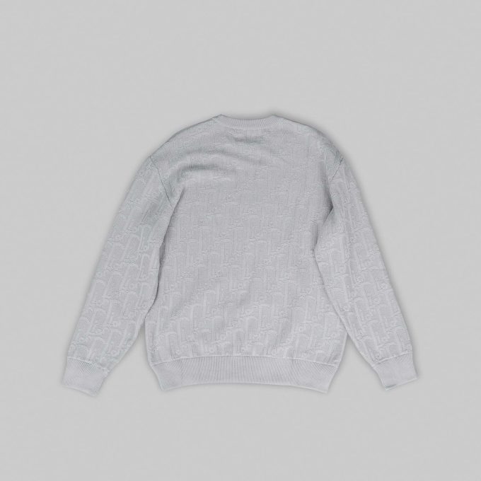 Grey Oblique Sweater