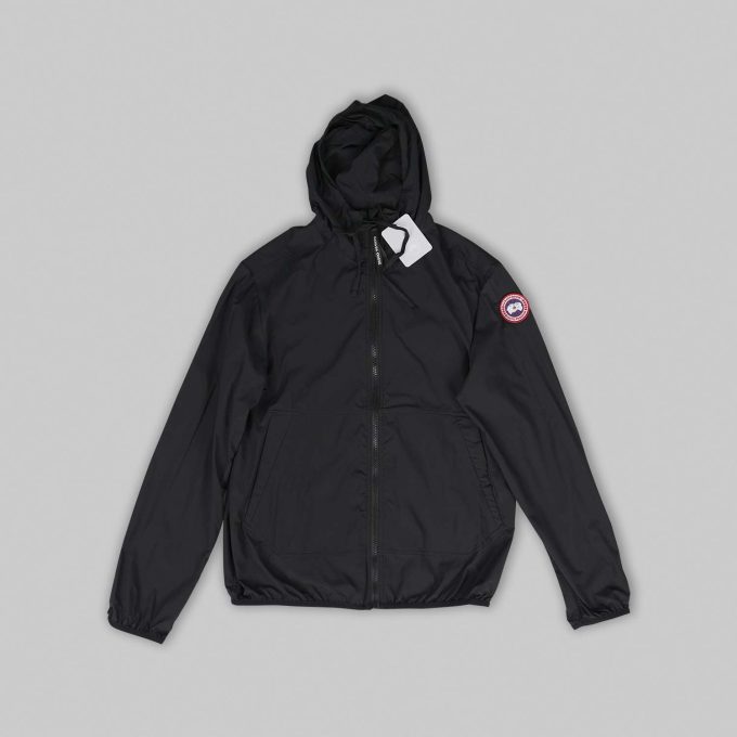 Black Packable lightweight jacket