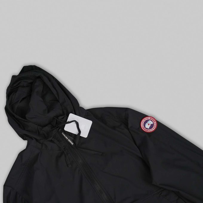 Black Packable lightweight jacket