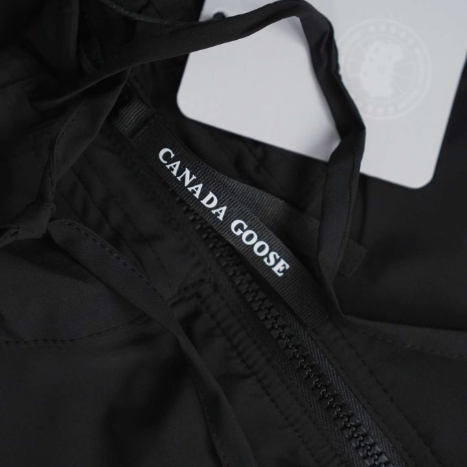 Black Packable lightweight jacket