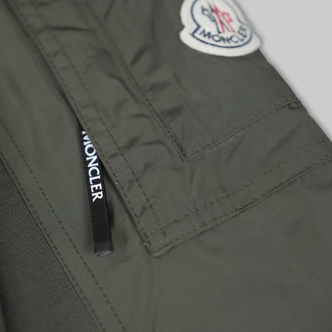 Olive Cotton Blend Sweatshirt