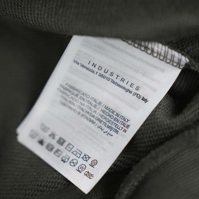 Olive Cotton Blend Sweatshirt