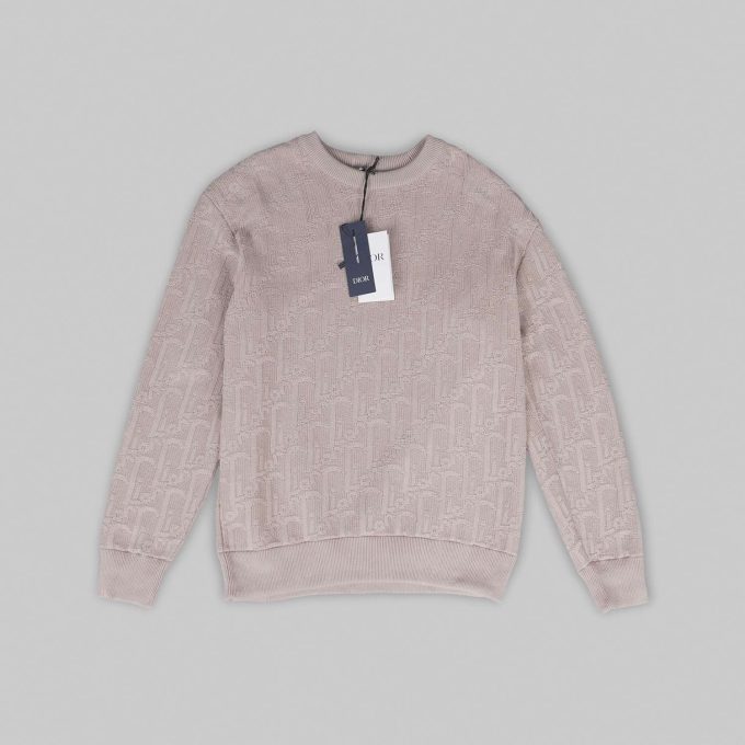 Beige Oblique Sweater