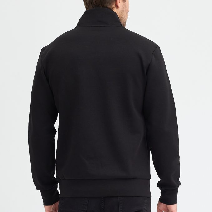 Black Quarter Zip Sweatshirt